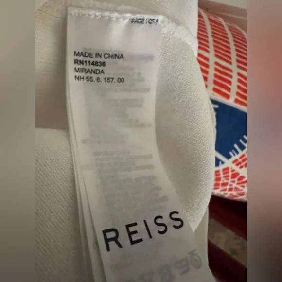 Reiss Cream Sleeveless Top Size S - Picture 7 of 10